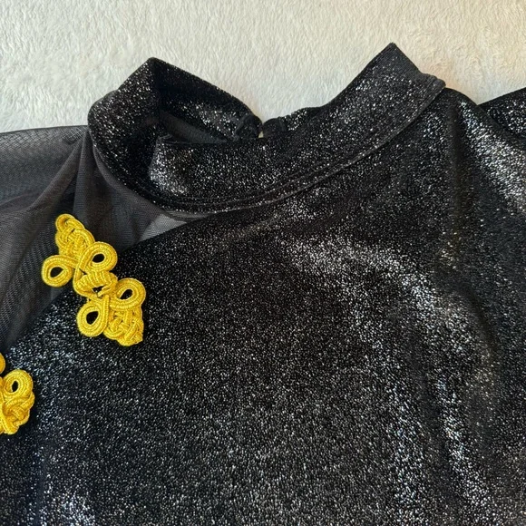 Black and Gold Dance Dress - Picture 2 of 13